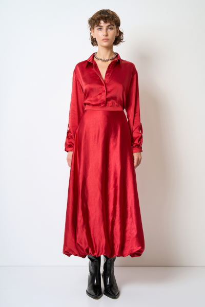 Bluse 39008p Rot