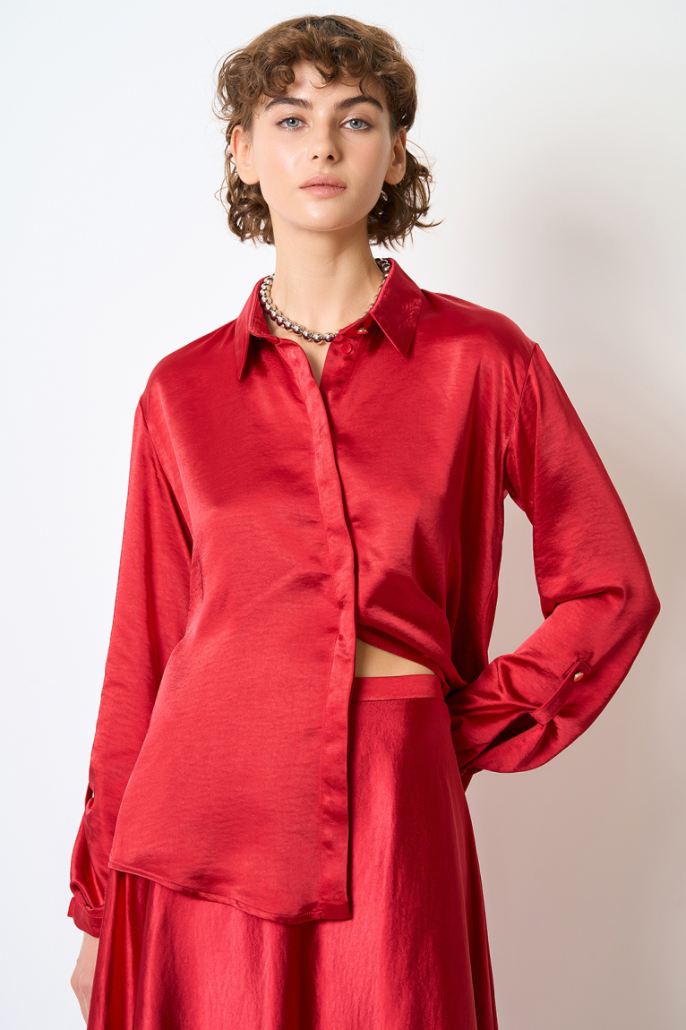 Bluse 39008 Rot