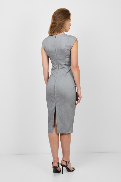 Kleid 39011p Grau