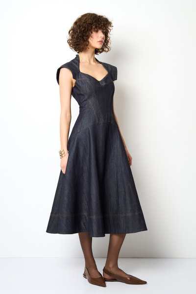 Kleid 40018p Denim