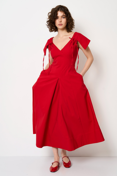 Kleid 40034p Rot