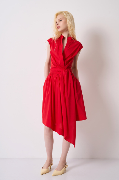 Kleid 40049p Rot