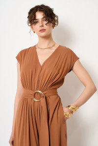 Jumpsuit 40056p Mokka