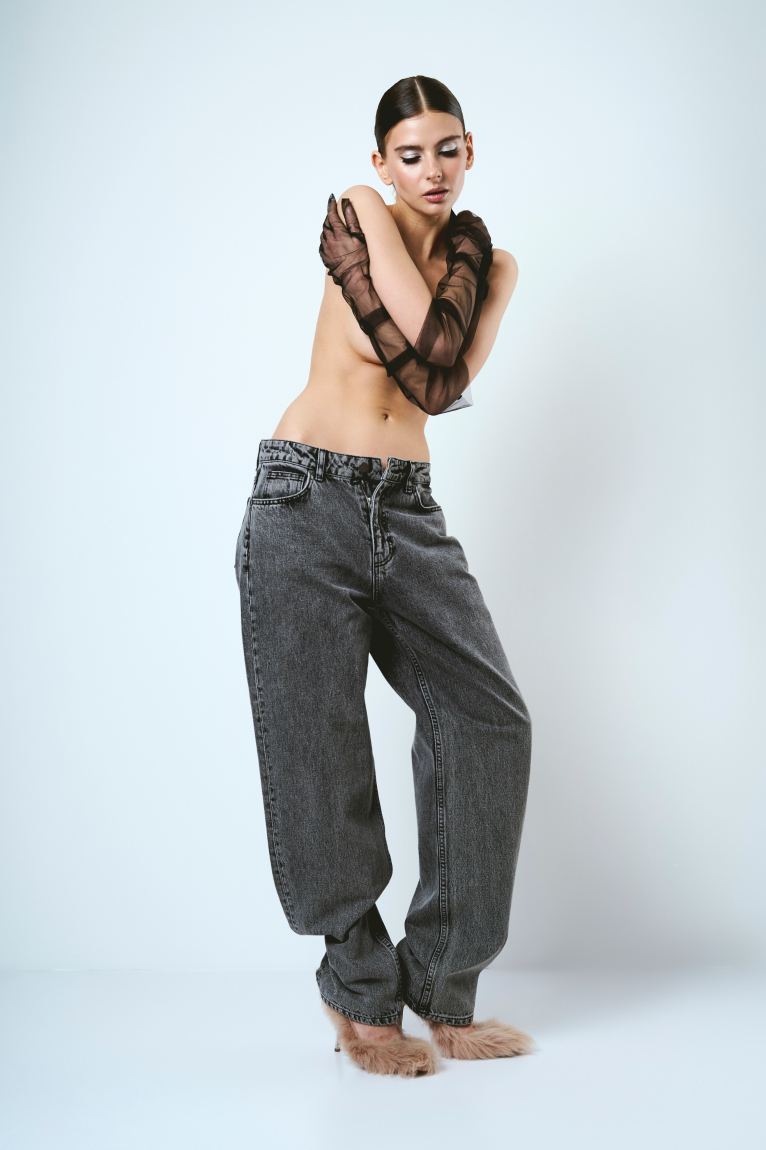 Jeans 40072 Grau