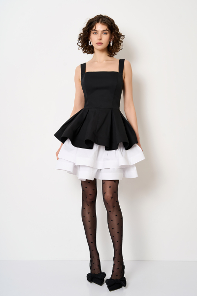 Kleid 40076 S/W