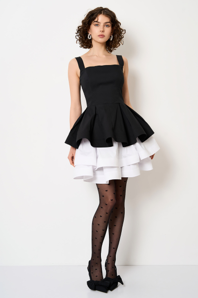Kleid 40076 S/W