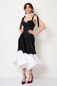 Kleid 40077 S/W