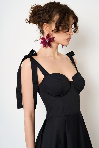 Kleid 40077 S/W