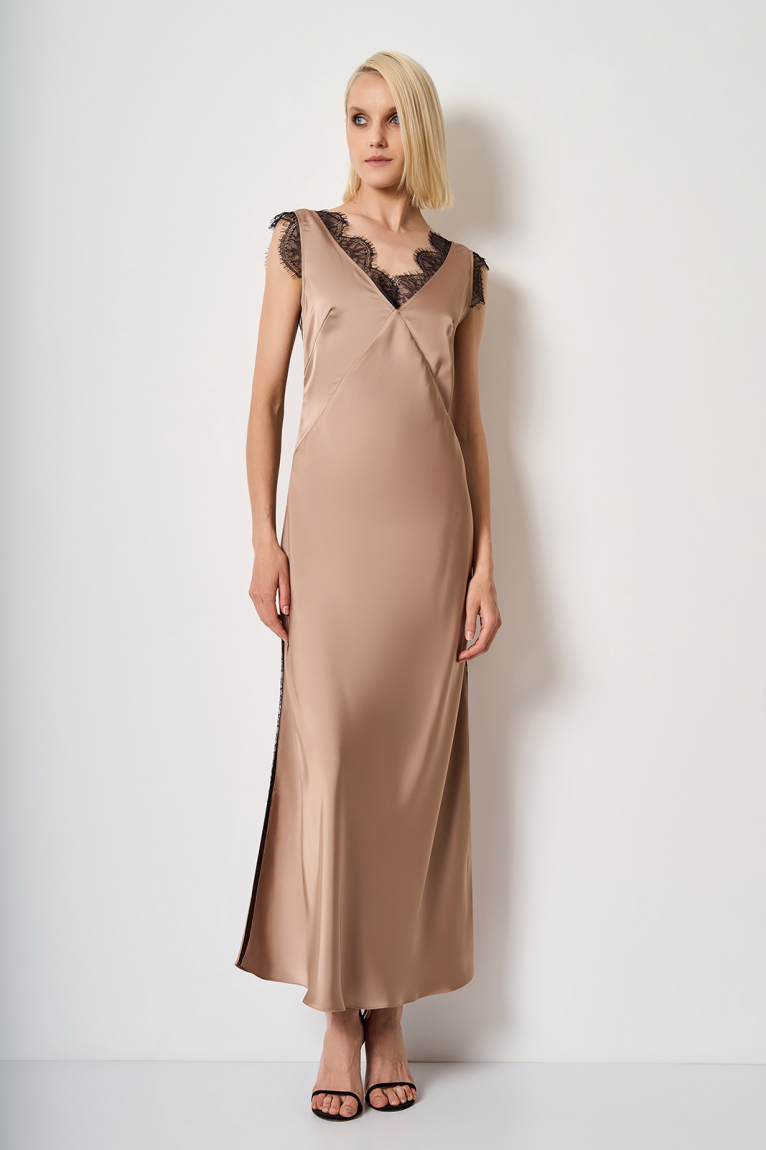 Kleid 41005 Mokka