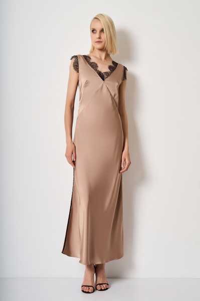 Kleid 41005 Mokka