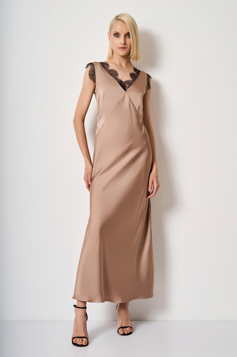 Kleid 41005 Mokka