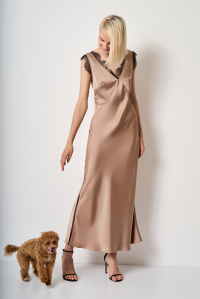 Kleid 41005 Mokka