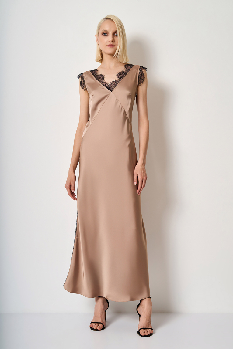 Kleid 41005 Mokka