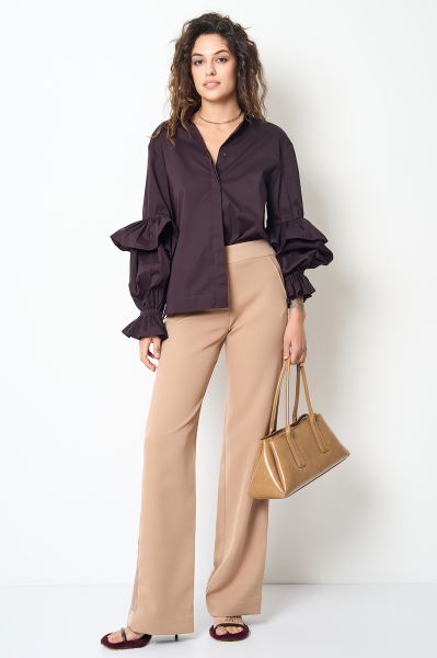 Bluse 41030 Schoko
