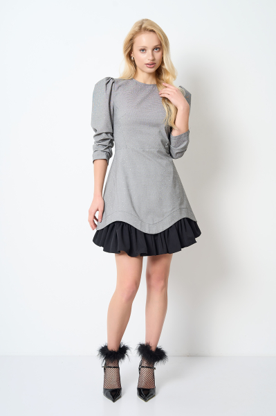 Kleid 41073 Grau