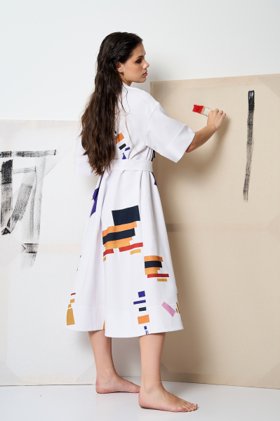 Kleid 41204 W