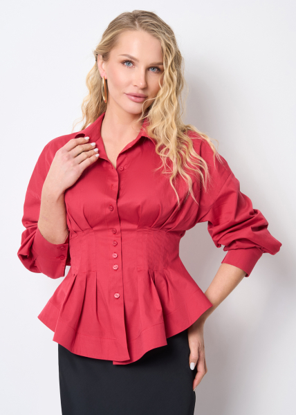 Bluse-Korsett 42020 Bordo