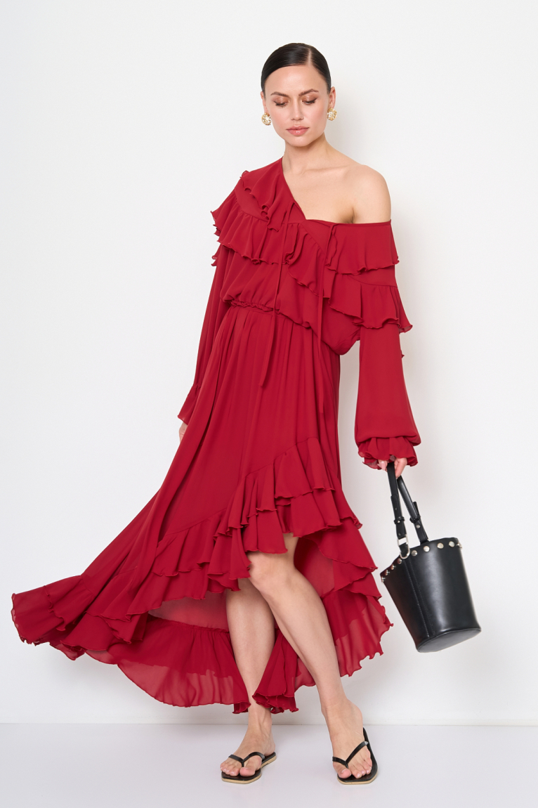 Kleid 42040 Bordo