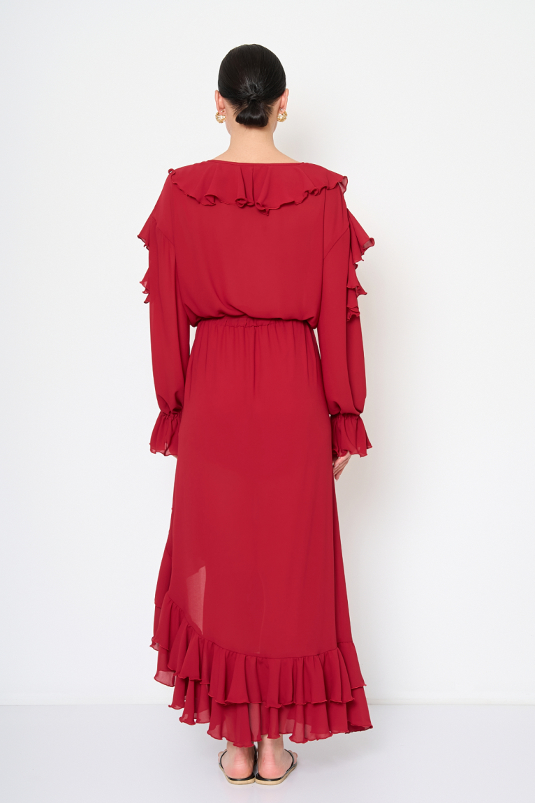 Kleid 42040 Bordo